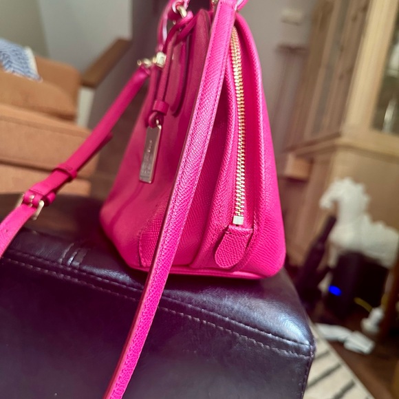 COACH | Prince Street Mini Satchel w/ Crossbody Strap in Pink Ruby - Picture 8 of 16